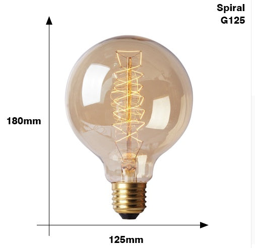 Edison Ampoule E27 220V 40W ST64 A19 T45 G80 G95 G125 À Incandescence filament ampoule éclairage Rétro Edison Lumière ampoule