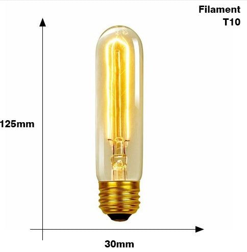 Edison Ampoule E27 220V 40W ST64 A19 T45 G80 G95 G125 À Incandescence filament ampoule éclairage Rétro Edison Lumière ampoule